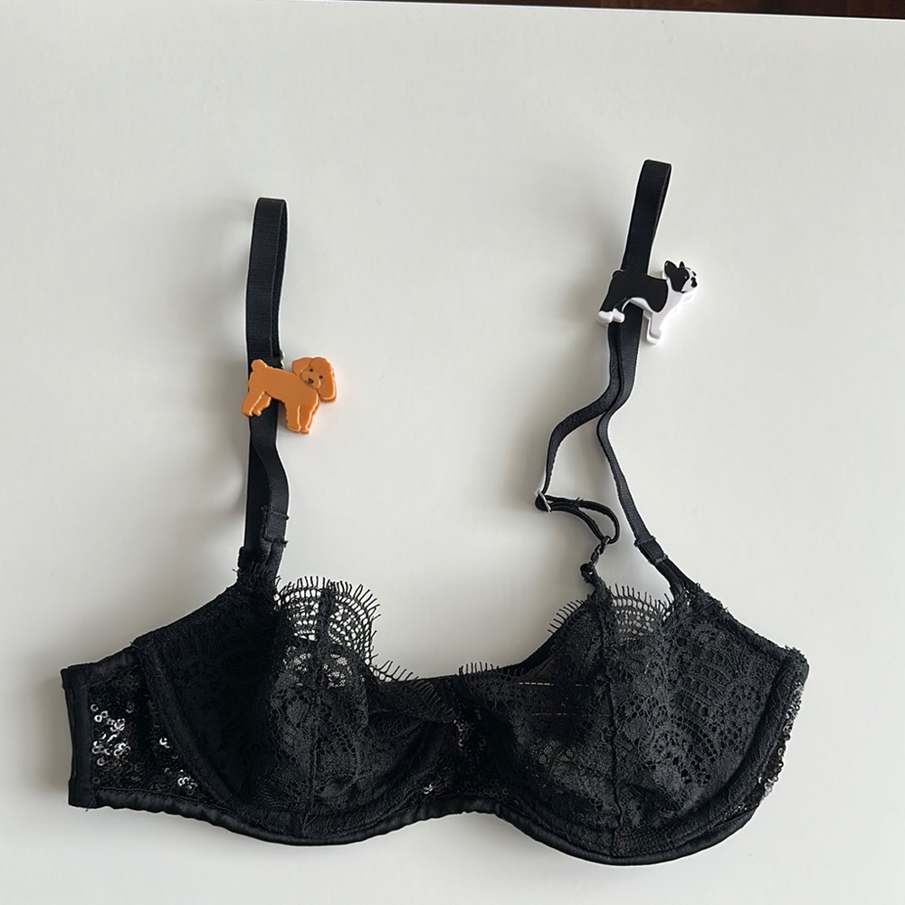 Victoria's Secret Black Lace Underwire Bra
